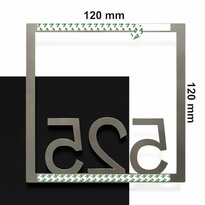 Edelstahl Zimmernummer / Design Z-04-XXX-E<span> - </span>525 - Image 4