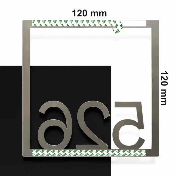 Edelstahl Zimmernummer / Design Z-04-XXX-E<span> - </span>526 - Image 4