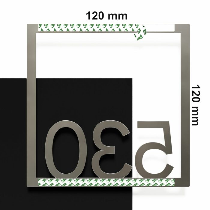 Edelstahl Zimmernummer / Design Z-04-XXX-E<span> - </span>530 - Image 4