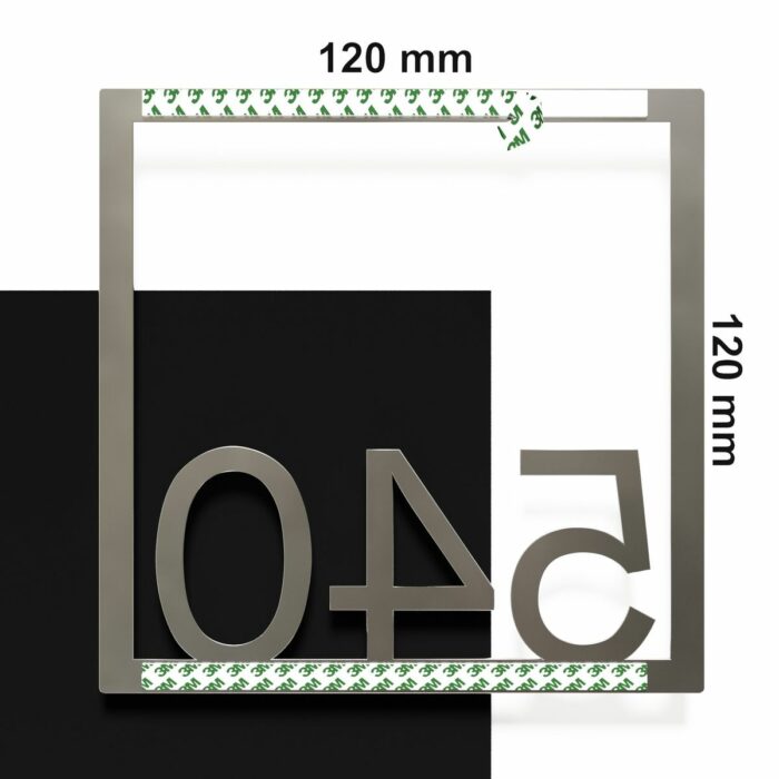 Edelstahl Zimmernummer / Design Z-04-XXX-E<span> - </span>540 - Image 4