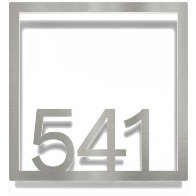 Edelstahl Zimmernummer / Design Z-04-XXX-E<span> - </span>541