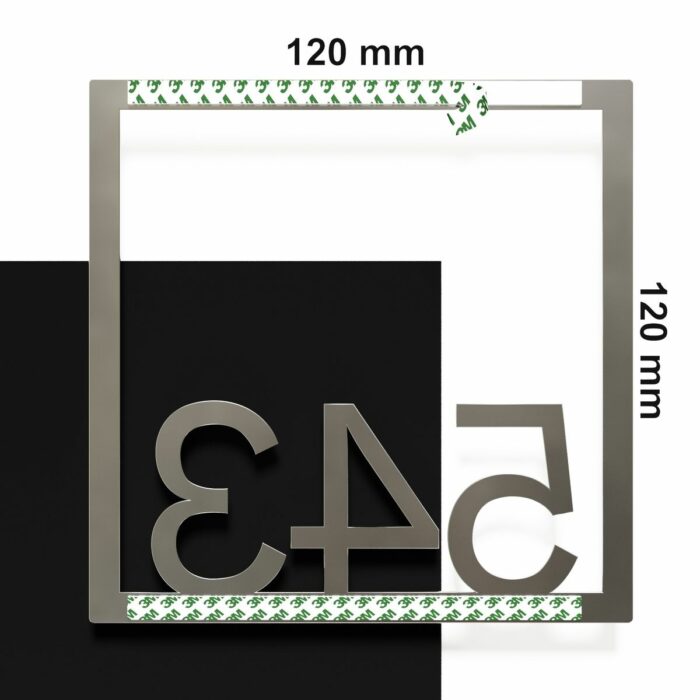 Edelstahl Zimmernummer / Design Z-04-XXX-E<span> - </span>543 - Image 4