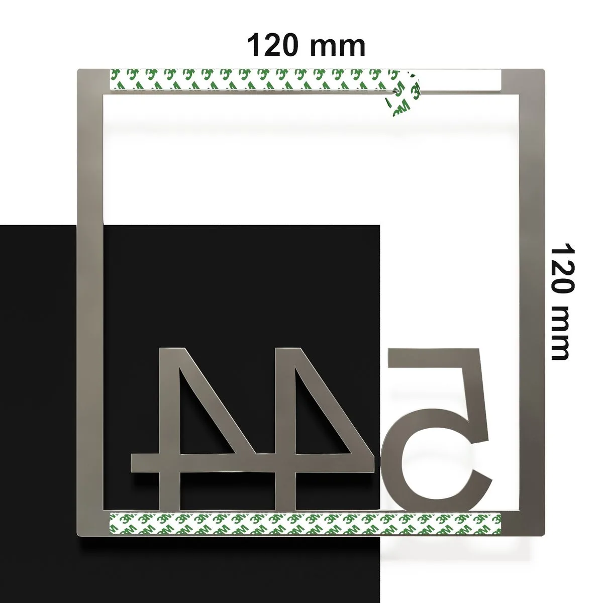 Edelstahl Zimmernummer / Design Z-04-XXX-E<span> - </span>544 - Image 4