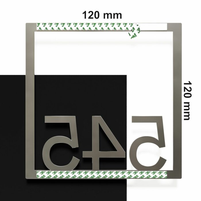 Edelstahl Zimmernummer / Design Z-04-XXX-E<span> - </span>545 - Image 4