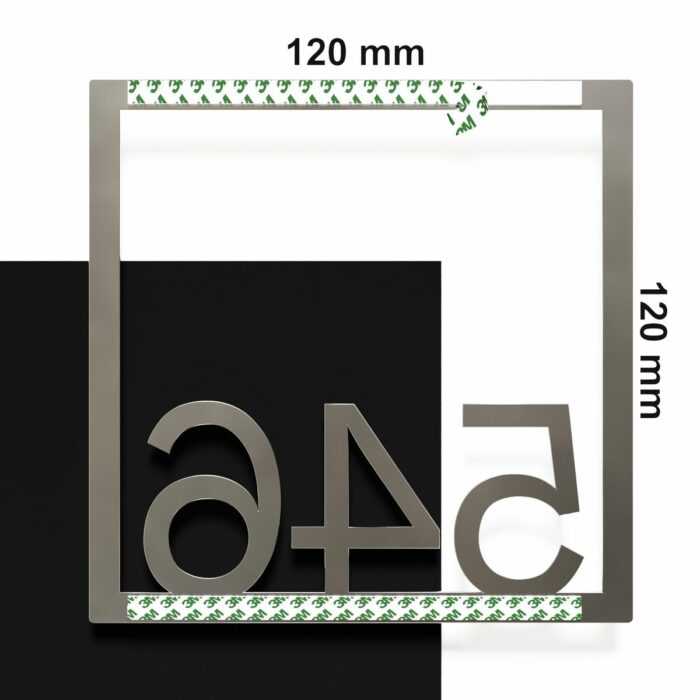 Edelstahl Zimmernummer / Design Z-04-XXX-E<span> - </span>546 - Image 4