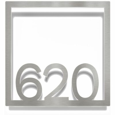 Edelstahl Zimmernummer / Design Z-04-XXX-E<span> - </span>620