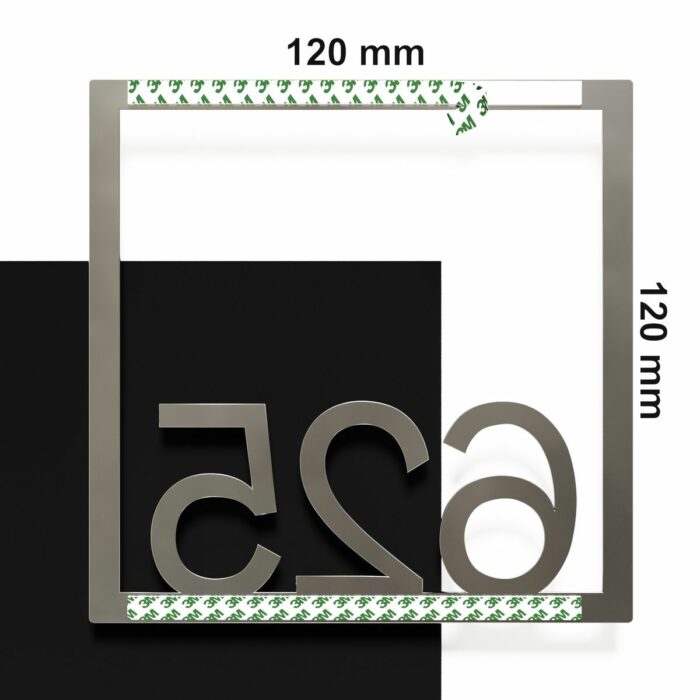Edelstahl Zimmernummer / Design Z-04-XXX-E<span> - </span>625 - Image 4