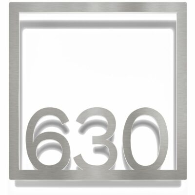 Edelstahl Zimmernummer / Design Z-04-XXX-E<span> - </span>630