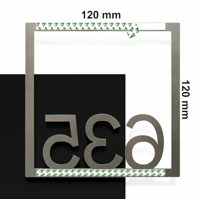 Edelstahl Zimmernummer / Design Z-04-XXX-E<span> - </span>635 - Image 4