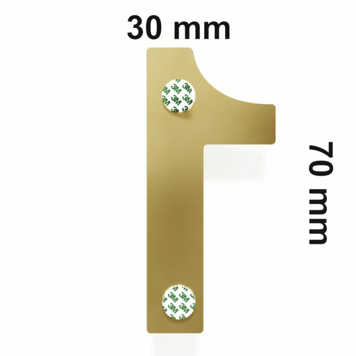Messing Zimmernummer / Design Z-20-M - Image 3