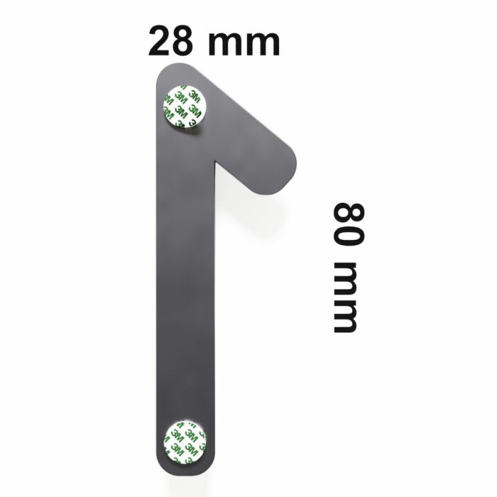 Vintage Zimmernummer / Design Z-21-R – Bild 3