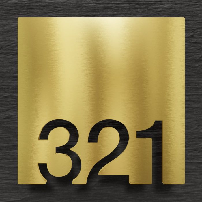 Vintage Zimmernummer / Z.03.321.M 1