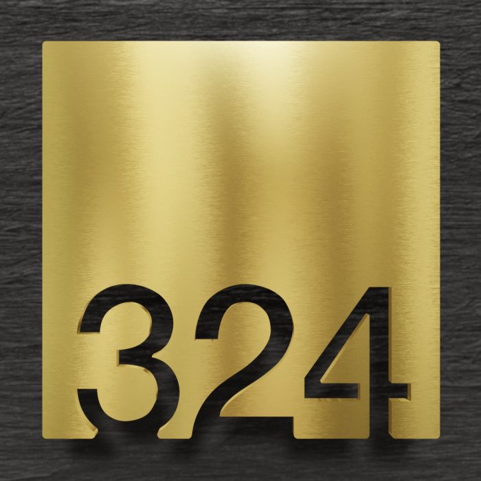 Vintage Zimmernummer / Z.03.324.M 1