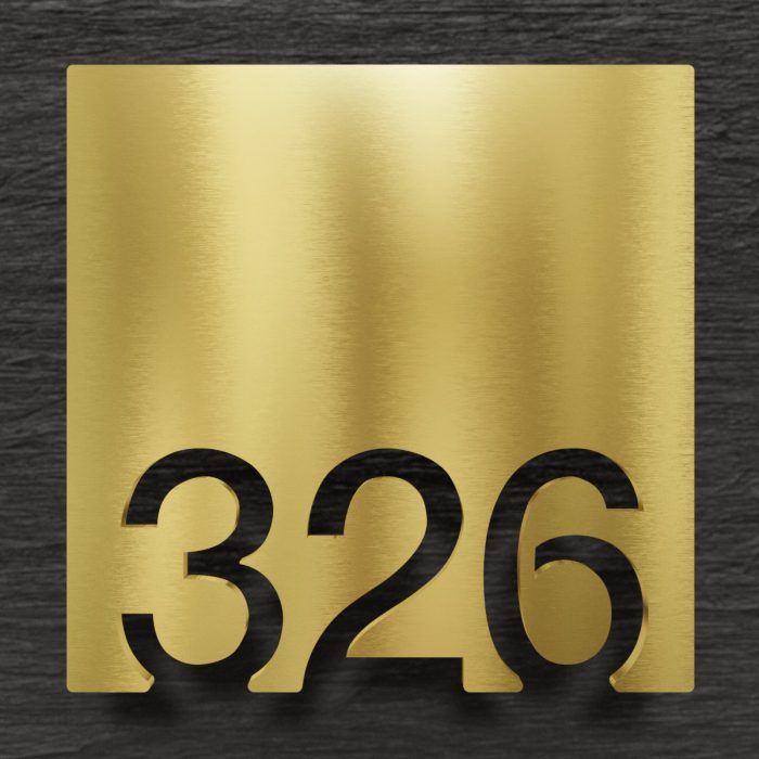 Vintage Zimmernummer / Z.03.326.M 1