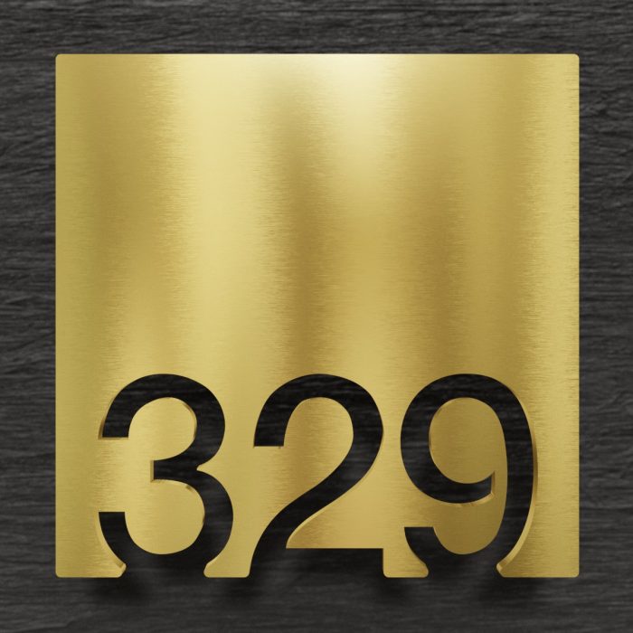 Vintage Zimmernummer / Z.03.329.M 1