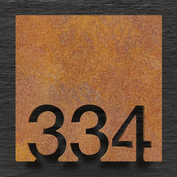 Vintage Zimmernummer / Z.03.334.R 1